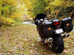 Autumn on the Ducati ST3